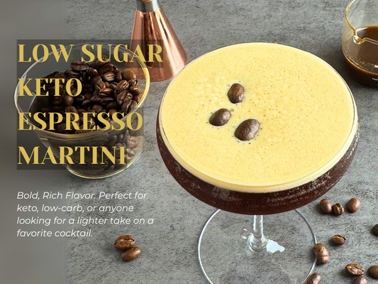 Low-Sugar or Keto Espresso Martini: Classic Taste Fewer Carbs
