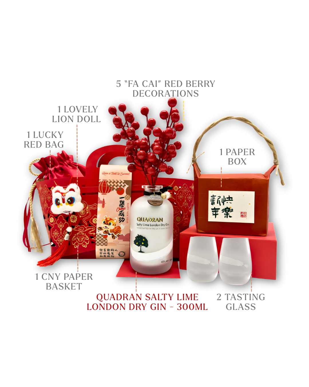 Quadran Gin Chinese New Year Hamper